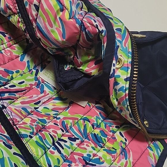 Lilly Pulitzer Quilted Vest - Palm Reader Blake - Picture 14 of 16